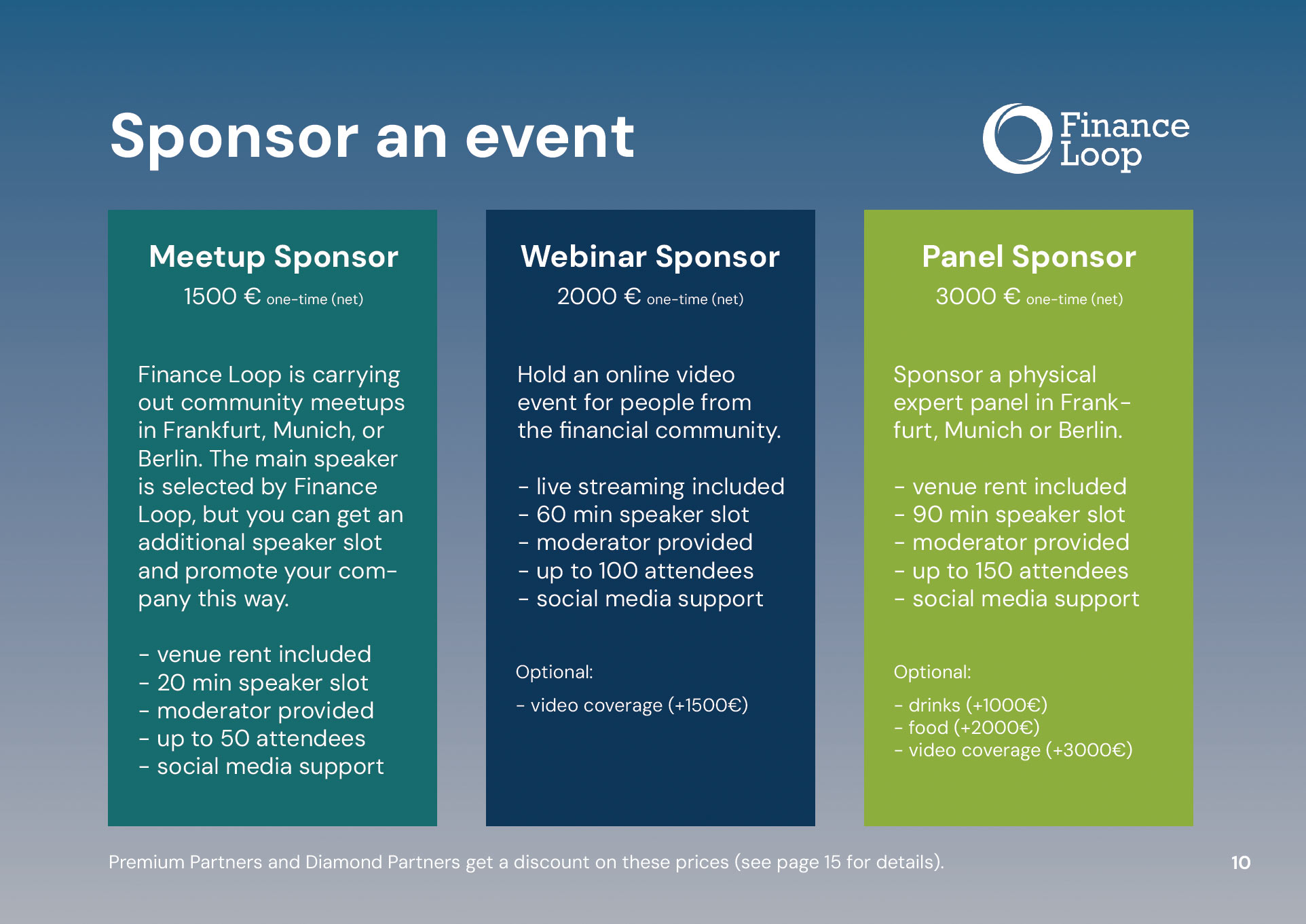 Sponsor an Event